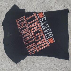 Sf giants v neck top sz m